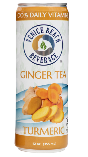 Open image in slideshow, Ginger &amp; Turmeric Vitamin Iced Tea - 35 calorie
