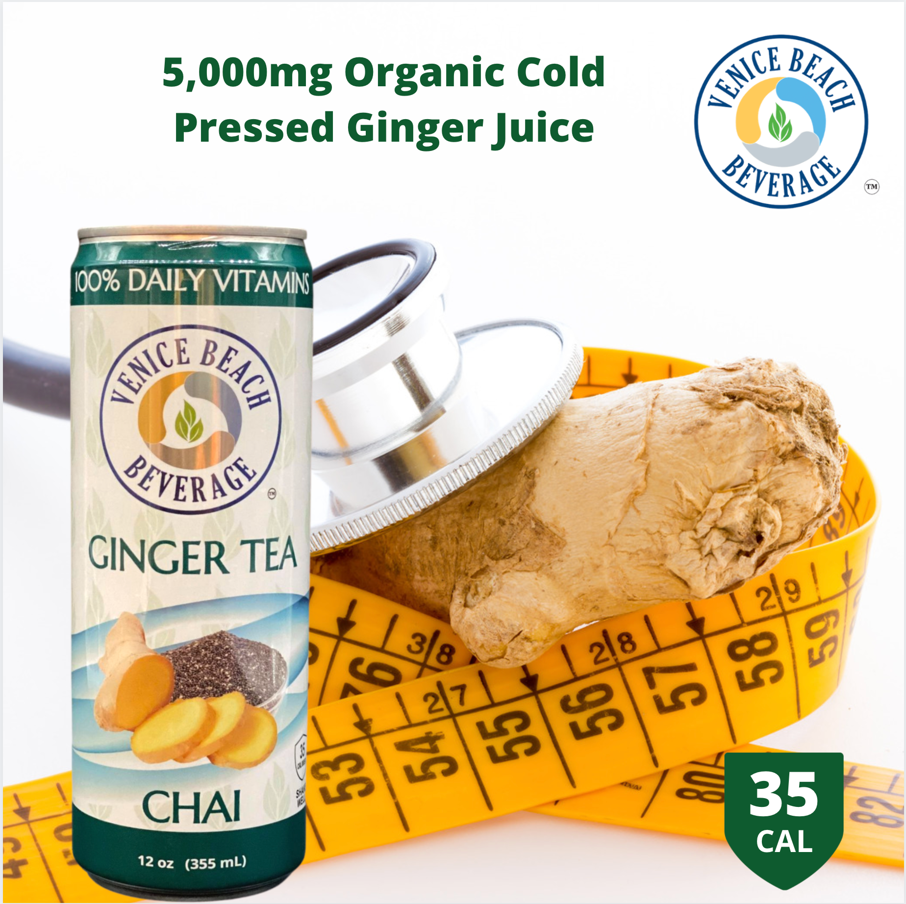 Ginger Chai Vitamin Iced Tea